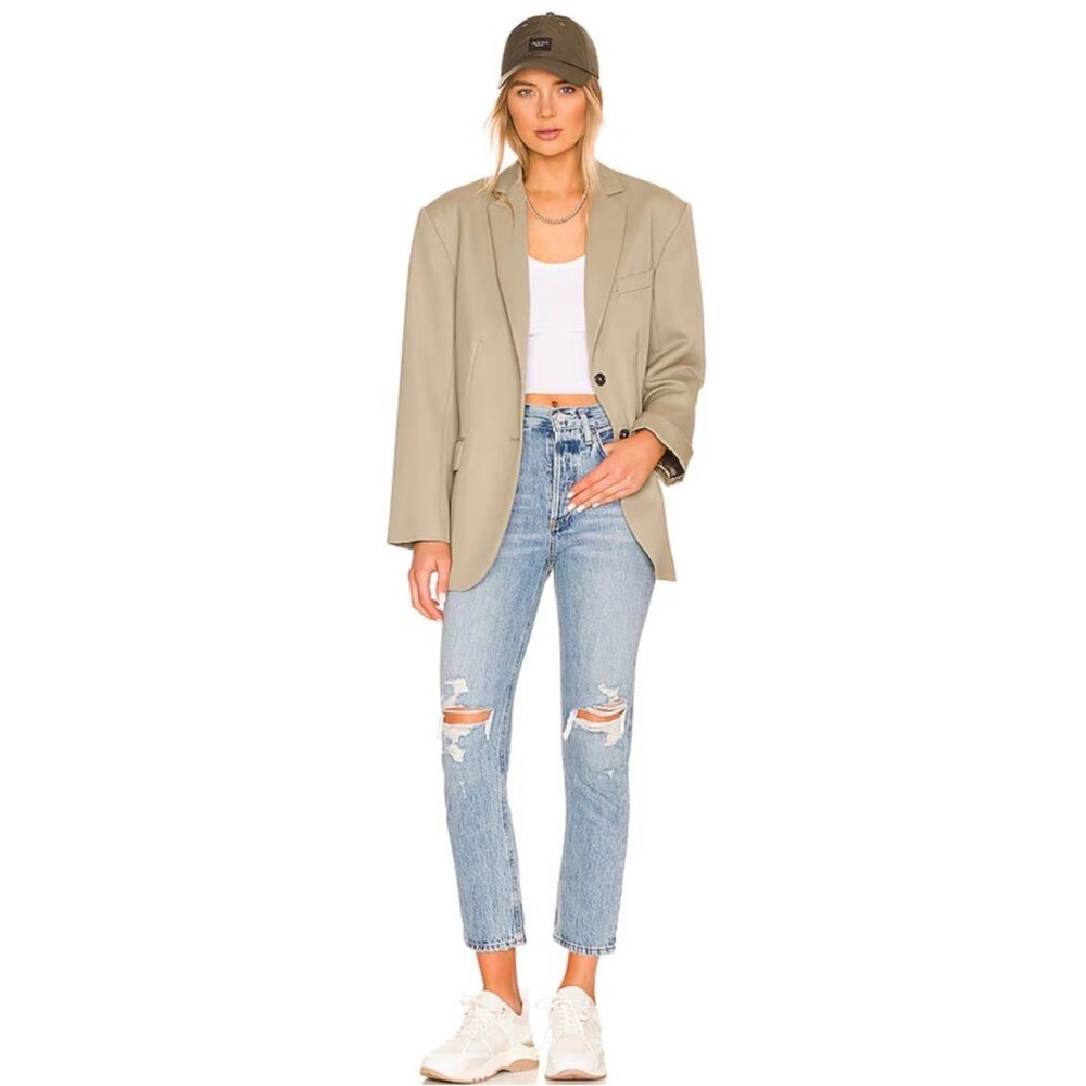 Agolde Light Blue Cropped Jeans